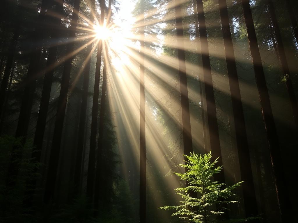 Light Through the Pines